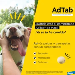 AdTab Comprimidos Masticables Antiparasitarios para perros