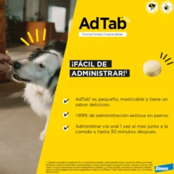AdTab Comprimidos Masticables Antiparasitarios para perros