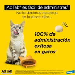 AdTab Comprimidos Masticables Antiparasitarios para gatos