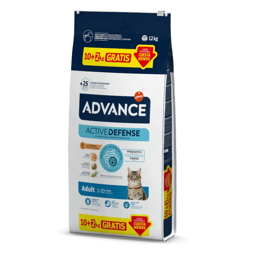 Advance Adult Pollo y Arroz pienso para gatos