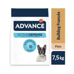 Advance Bulldog Francés Active Defense Pato y Arroz pienso para perros