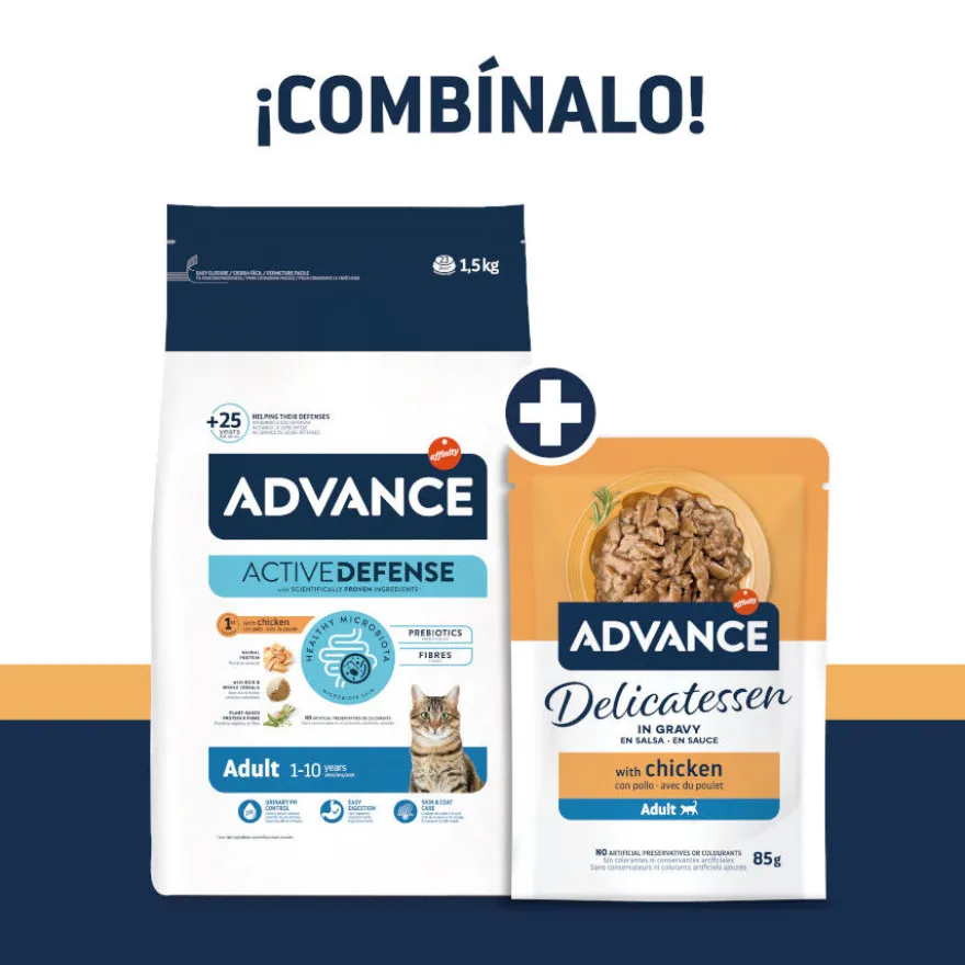 Advance Delicatessen Pollo en Salsa Sobres para gatos