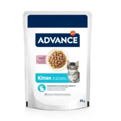 Advance Kitten Pavo en salsa sobre para gatos