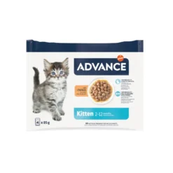 Advance Kitten Pollo en salsa sobre para gatos