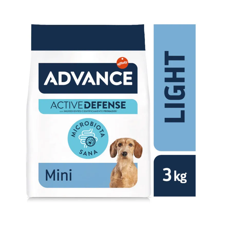 Advance Mini Light Pollo y Arroz pienso para perros