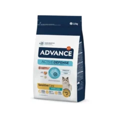 Advance Sensitive Sterilized Salmón y Arroz pienso para gatos