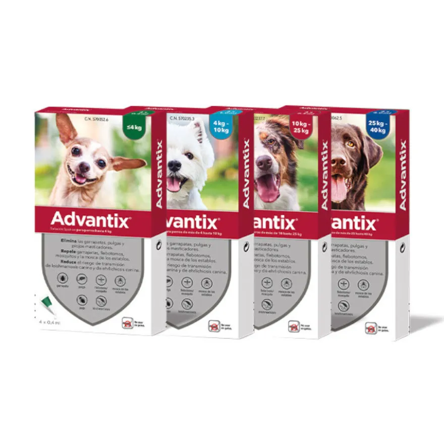 Advantix Pipetas Antiparasitarias para perros