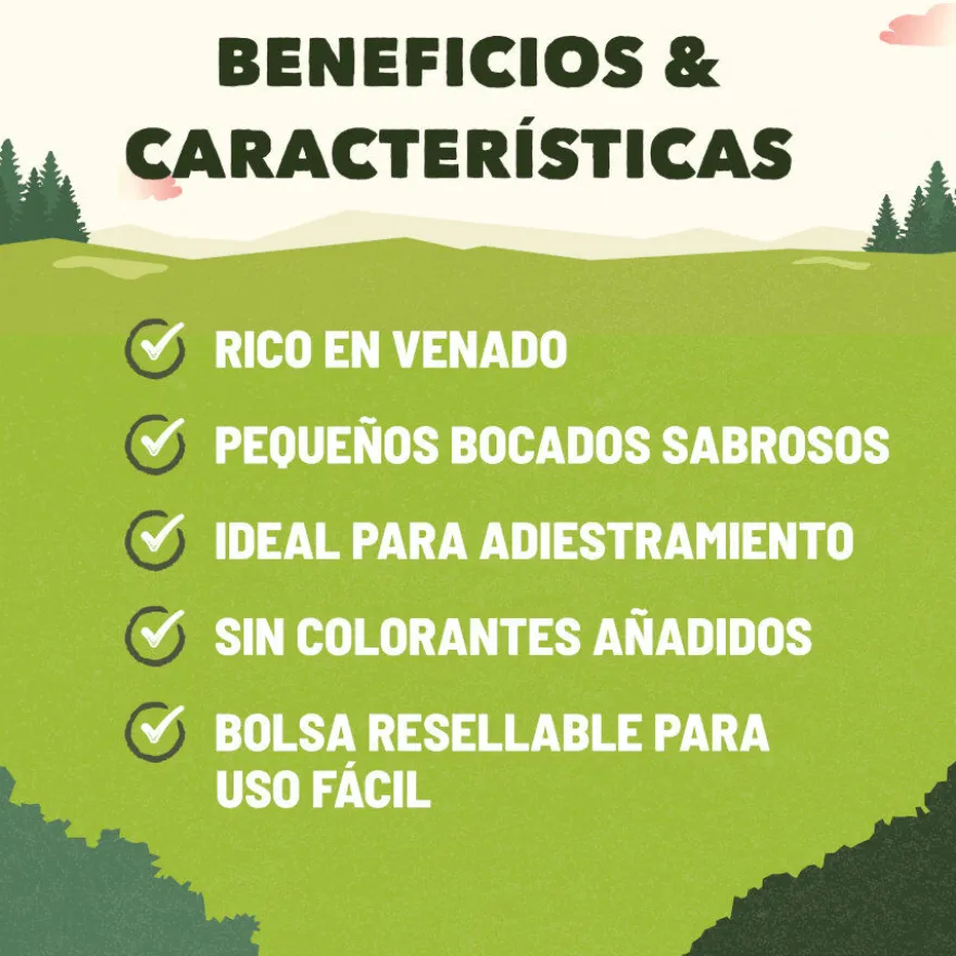 Adventuros Training Bocaditos de Venado para perros