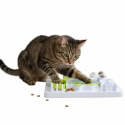 All For Paws Interactives Juguete Puzzle Pescado para gatos