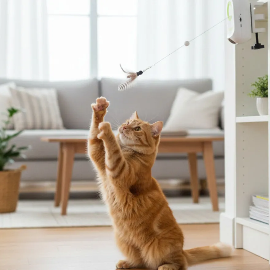 All For Paws Interactives Juguete Yoyo Bug para gatos