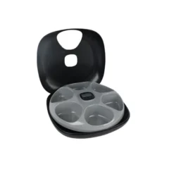All For Paws Lifestyle Comedero Automático Negro para perros y gatos