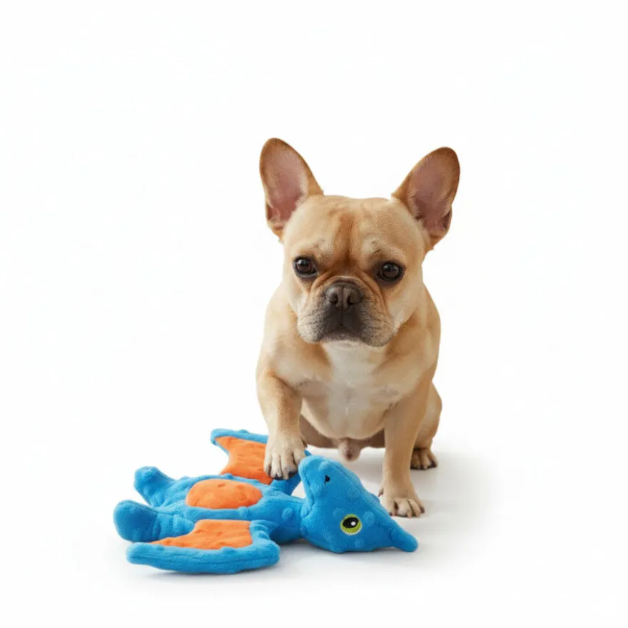 All For Paws My T Rex Azul Juguete para perros