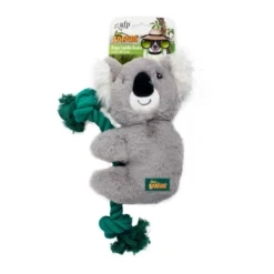 All For Paws Safari Cuddle Koala con Cuerda Juguete para perros