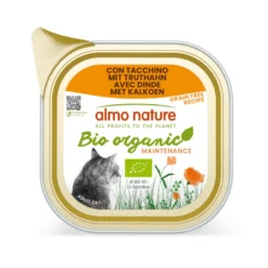 Almo Nature Bio Organic Maintenance Grain Free Pavo tarrina para gatos
