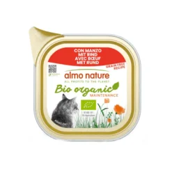 Almo Nature Bio Organic Maintenance Grain Free Ternera tarrina para gatos