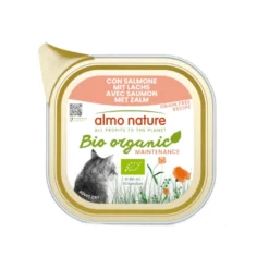 Almo Nature Bio Organic Maintenance Grain Free de Salmon tarrina para gatos