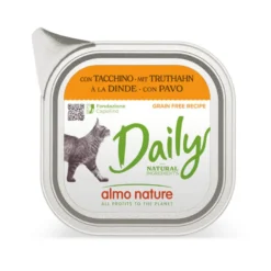 Almo Nature Daily Grain Free Pavo tarrina para gatos