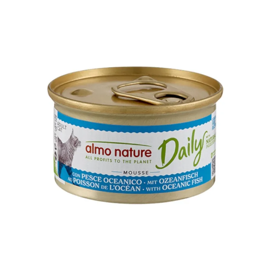 Almo Nature Daily Menu paté Pescado del Océano lata para gatos