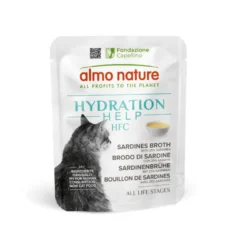 Almo Nature HFC Hydration Help Sardinas Con Caldo sobre para gatos