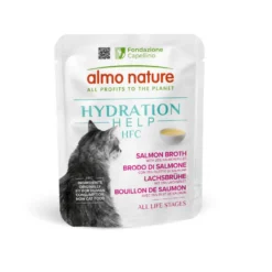 Almo Nature HFC Hydration Help Caldo de Salmón sobre para gatos