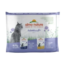 Almo Nature Intestinal Help Pescado y Aves sobre para gatos - Multipack