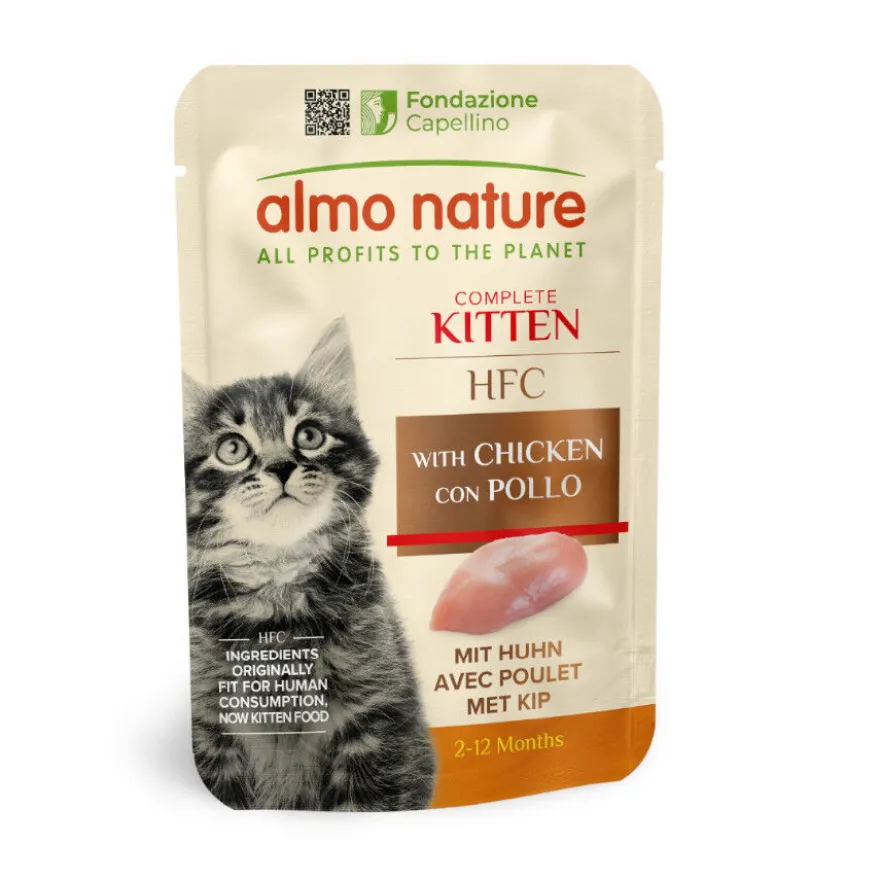 Almo Nature Kitten HFC Pollo sobre para gatos
