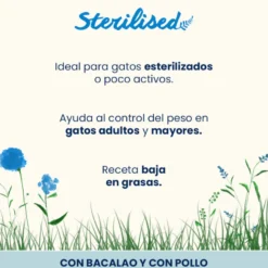 Almo Nature Sterilised Bacalao y Pollo sobre para gatos - Multipack