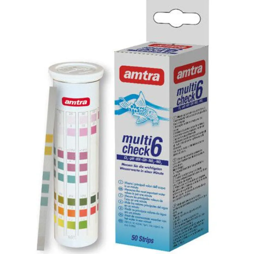 Amtra Multicheck 6 Test de Agua para acuarios