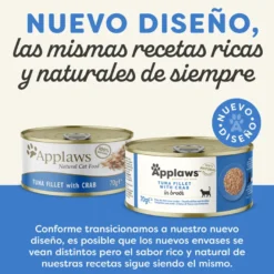 Applaws Atún y Cangrejo lata para gatos
