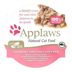 Applaws Atún y Cangrejo tarrina para gatos