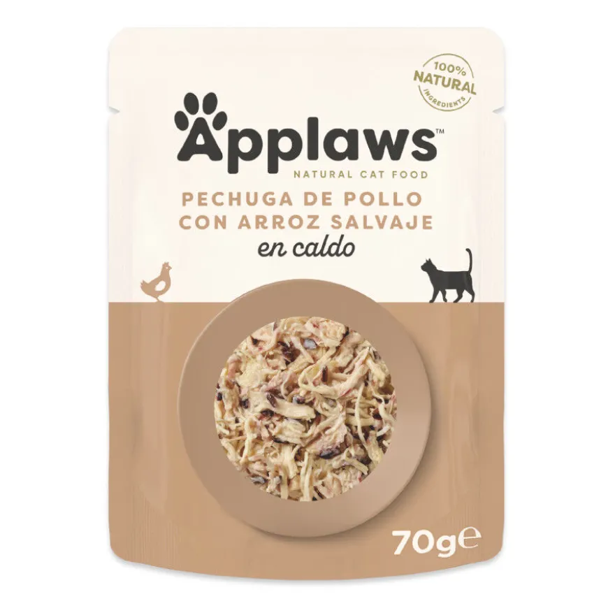 Applaws Pollo y Arroz sobre para gatos