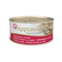 Applaws Pollo y Pato en caldo lata para gatos