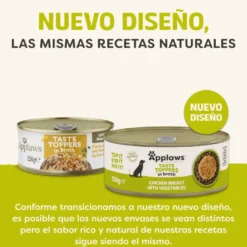 Applaws Taste Toppers Pollo con Vegetales en Caldo lata para perros
