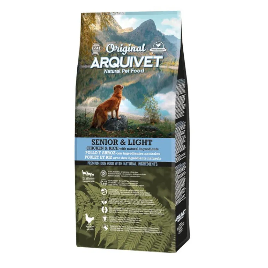 Arquivet Senior Original Light Pollo y Arroz pienso para perros
