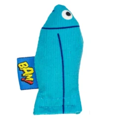 BAM! Peluche peces con catnip Azul y Amarillo para gatos