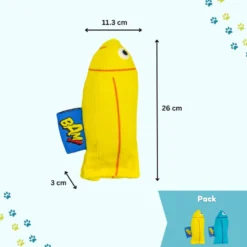 BAM! Peluche peces con catnip Azul y Amarillo para gatos