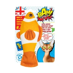 BAM! Peluche Pez Payaso con Catnip para gatos