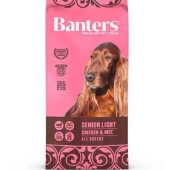 Banters Senior Light Pollo y Arroz pienso para perros