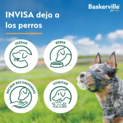 Baskerville Invisa bozal moldeable para perros
