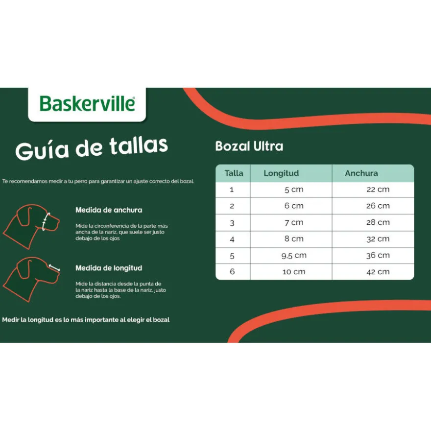 Baskerville Ultra Muzzle Bozal tipo canasta para perros