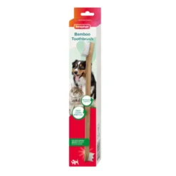 Beaphar Cepillo Dental de Bambú para Perros y Gatos