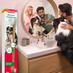 Beaphar Cepillo Dental de Bambú para Perros y Gatos