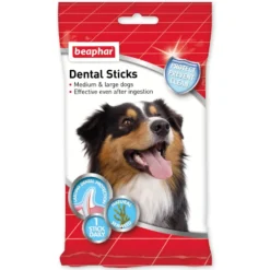 Beaphar Sticks Dentales para perros medianos y grandes.