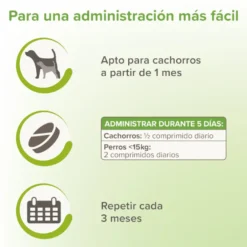 Beaphar Vermipure Repelente Interno Natural en comprimidos para perros pequeños y cachorros