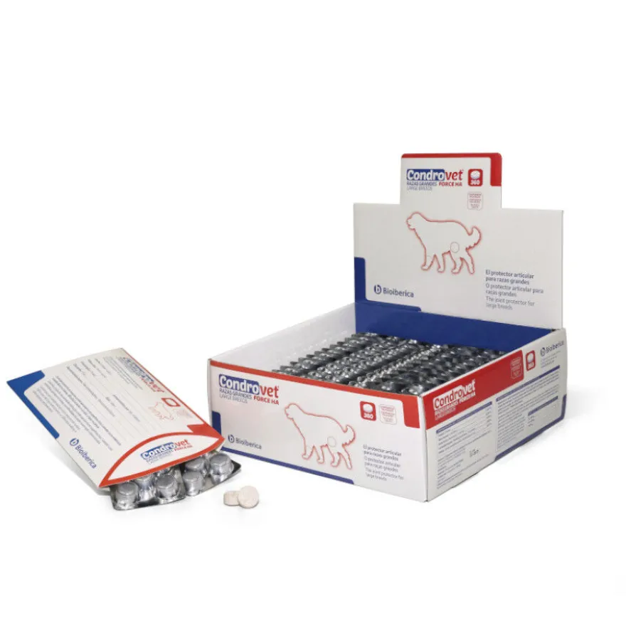 Bioiberica Condrovet Force Ha Condroprotector para perros de razas grandes