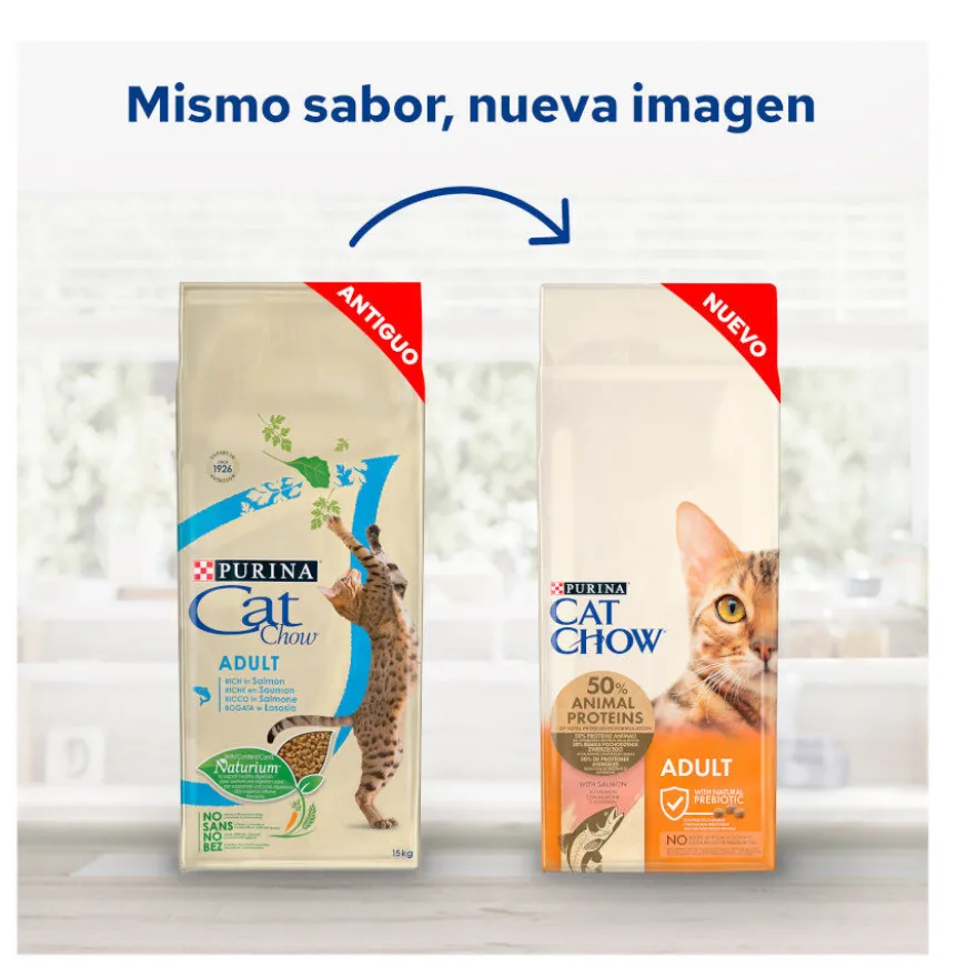 Cat Chow Adult Salmón Pienso para gatos