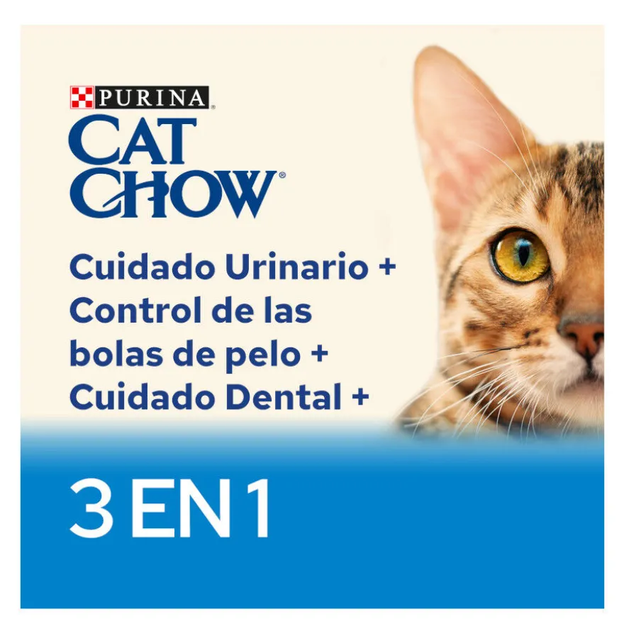 Cat Chow 3 en 1 Pavo pienso