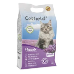 Catfield Elements Lavanda Arena Aglomerante Natural para gatos