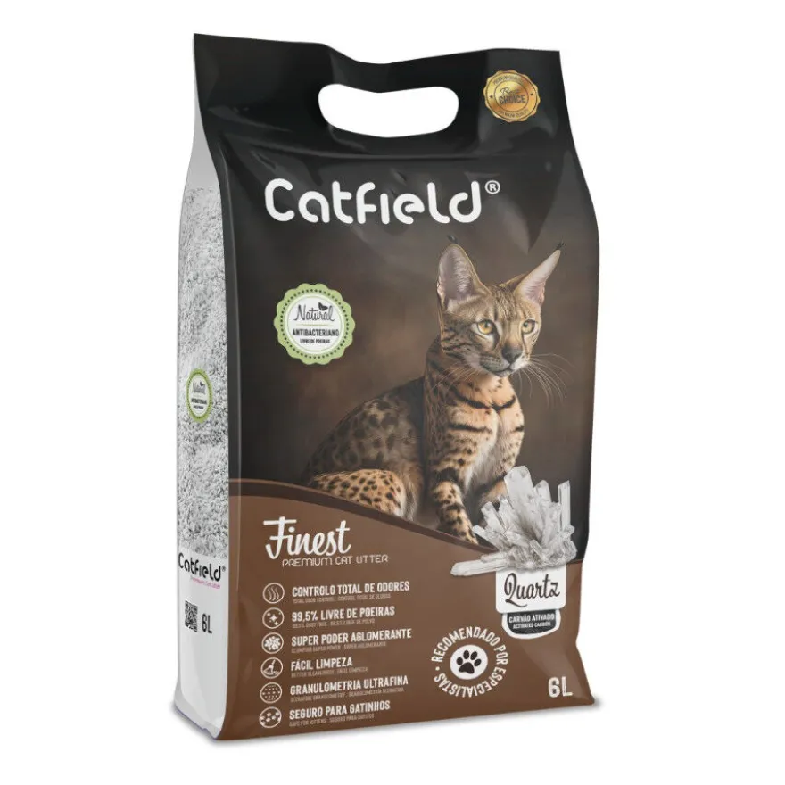 Catfield Finest Quartz Arena Aglomerante Natural para gatos