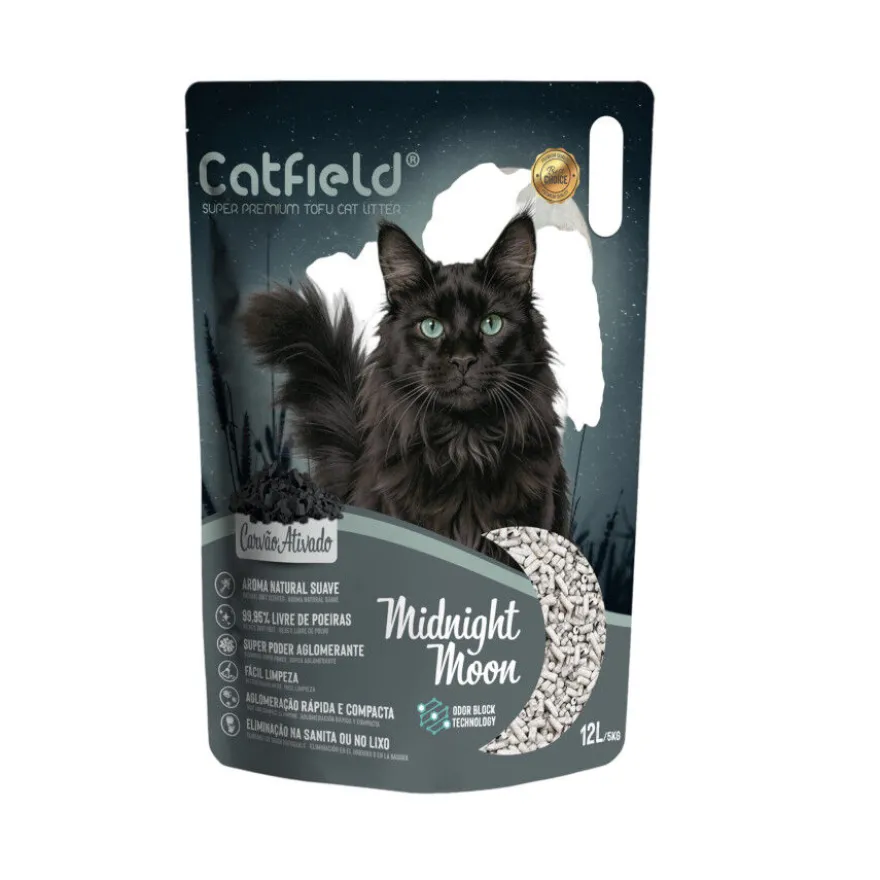 Catfield Midnight Moon Arena Tofu Natural para gatos